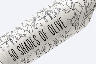50 Shades of Olive Hand Drawn: A Versatile Pattern for Local Business Branding