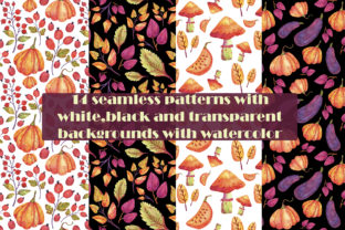 Autumn Patterns Set Review for Local Business Branding