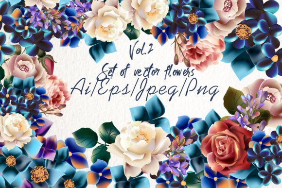 Beautiful Wedding Bouquets Set Vol.2: A Decorative Elements Review for Digital Sellers