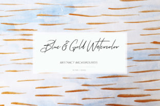 Blue Gold Abstract Backgrounds