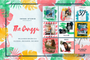 CANGGU - Social Media Pack Templates and Graphic Templates