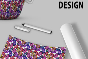 Colorful Abstract Florabeautiful Repeat Patterns for Small Business Branding