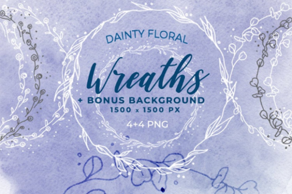 Dainty Floral Wreaths: A Delicate Decorative Element for Local Branding