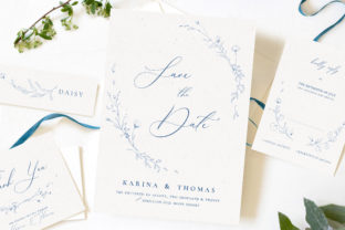 Elegant Wildflower Wedding Suite and Print Templates