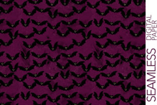 Flying Bats - Halloween Digital Paper