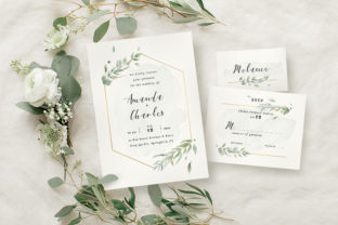 Modern Gold Foliage Wedding Suite: A Brand Designer’s Perspective