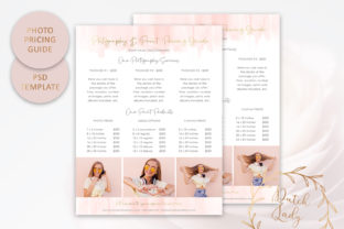 PSD Photography Pricing Guide Template for Print Templates
