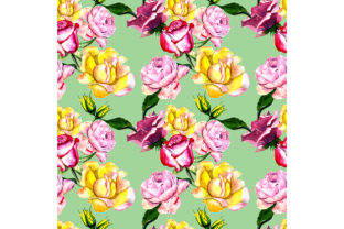 Seamless Pattern Roses for Crafting: A Versatile Design Asset