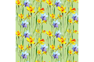 Seamless Pattern with Summer Flowers: A Versatile Graphic Design Asset for Marketing