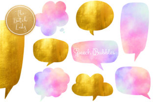 Speech Bubble Clipart Set: A Versatile Graphic Design Asset for Crafts