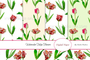 Spring Tulips Patterns for Digital Sellers
