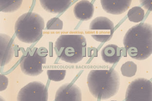 Twelve-in-One Watercolour Backgrounds: A Versatile Graphic Design Asset
