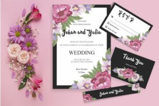 Wedding Invitation Template for Print Projects