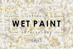 Wet Paint Textures 6: A Fresh Canvas for Creative Branding